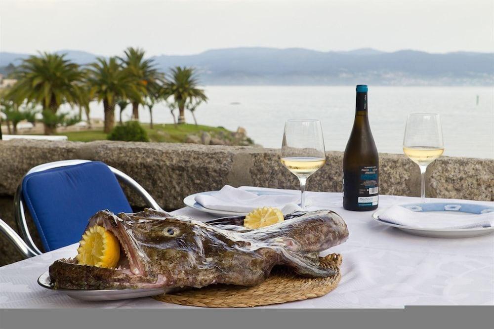 O Son Do Mar Hotel Sanxenxo Bagian luar foto