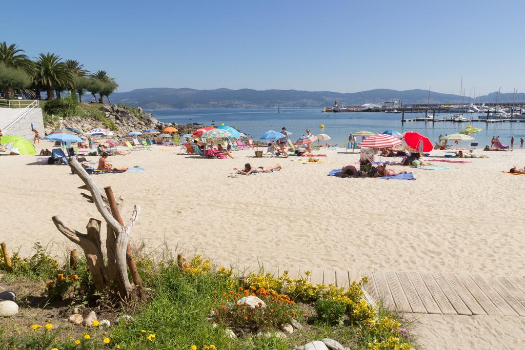 O Son Do Mar Hotel Sanxenxo Bagian luar foto
